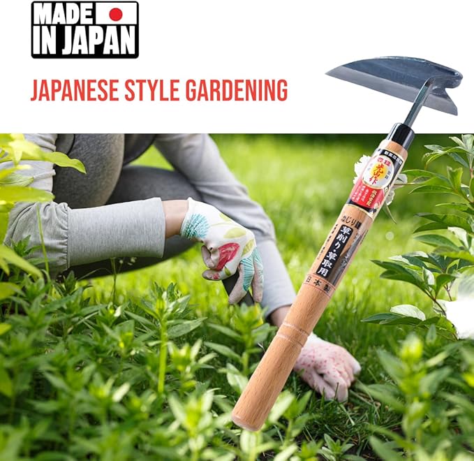 Japanese Gardening Weeding Sickle Left Handed [Made in Japan] Garden Hand-held Tools Hand Hoe Weeder