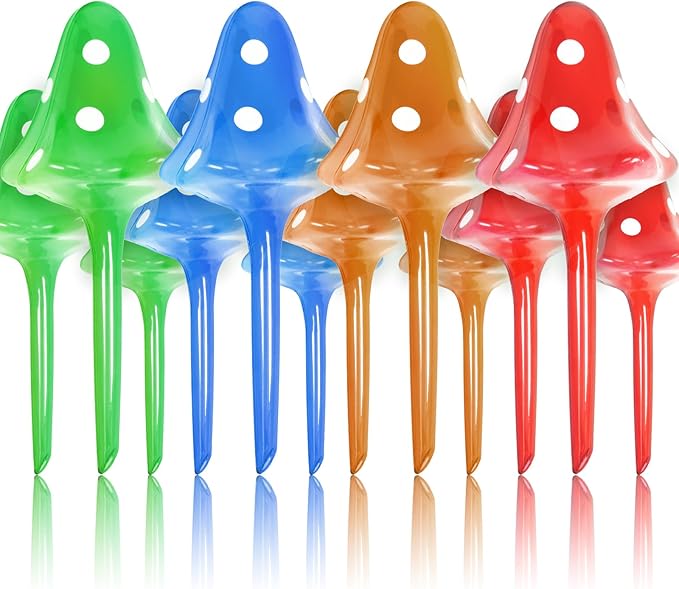 Plant Self Watering Globes Bulbs Planter Insert Automatic Plastic Watering Devices Plant Waterer Spikes for Indoor Outdoor,Self Irrigation System Lasts for One Week