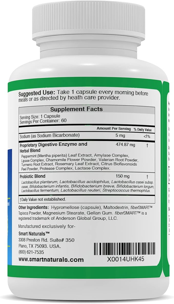 IBplus® Probiotic, Digestive Enzyme & Herbal Formula-60 Capsules!!