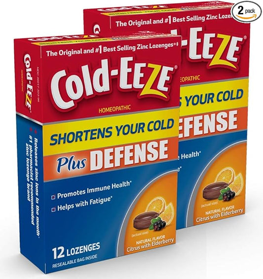Cold-Eeze Plus DEFENSE Cold-Shortening Lozenges, 12