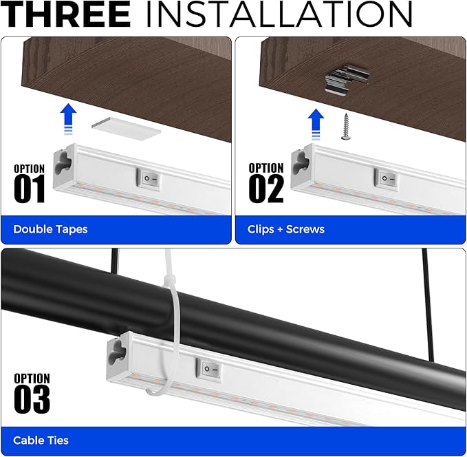 Barrina T5 Grow Lights, Full Spectrum LED Grow Lights for Indoor Plants, 3ft 128W (8 x 16W, 800W Equivalent), Grow Lights for Seed Starting, Greenhouse, Plug and Play, Pinkish White, 8-Pack