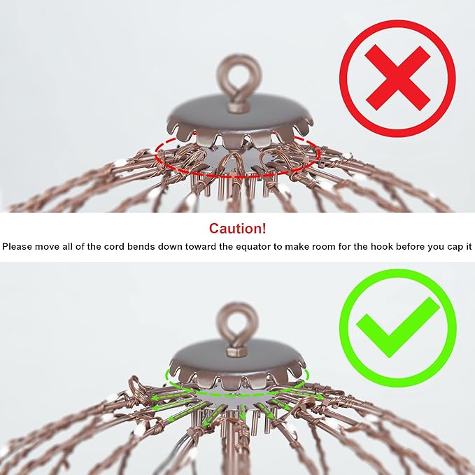 Lightshare 16IN 128LED Light Ball Yard Decoration Pathway Lights Sphere Light with Fold Flat Metal Frame Indoor Outdoor Waterproof Garden Lights, Plug in