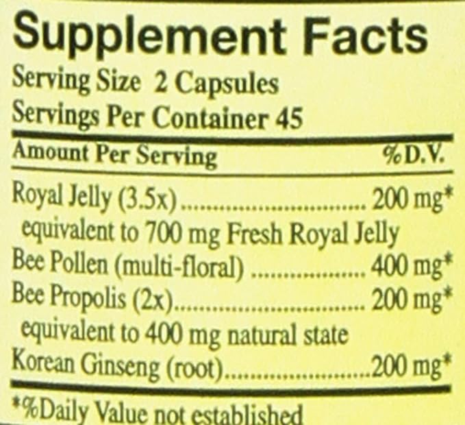 Y.S. Eco Bee Farms, (3 Pack) 90 Capsules