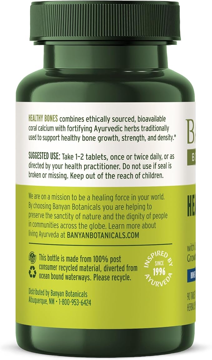 Banyan Botanicals Healthy Bones – Organic 90 Tablets