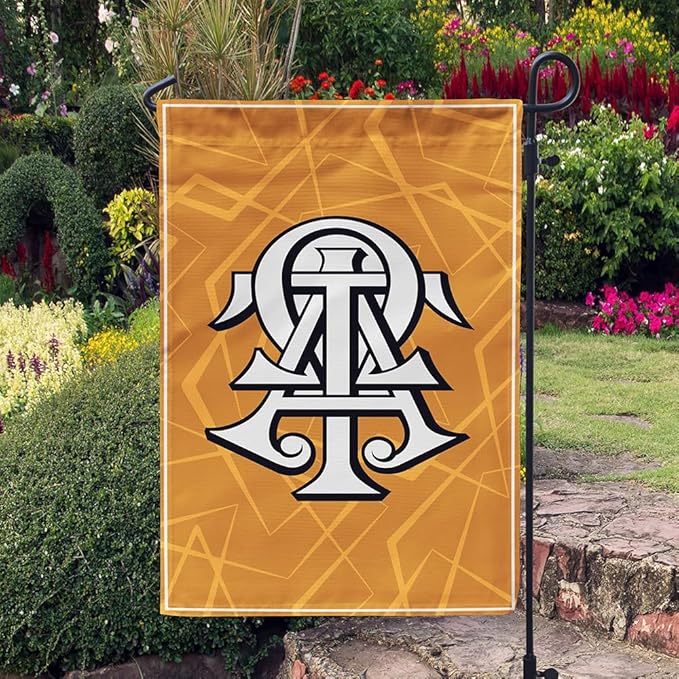 Alpha Tau Omega Licensed Flag Garden 12x19 inches Flag Banner Yard Decor Outdoor Decoration (Alpha Tau Omega #5)