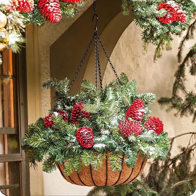 15 Pack BLK Storagehook Black Hanging Chains with Hooks, 21" Chain for Hanging Planter, Bird Feeders, Baskets Billboards Lanterns Wind Chimes Ornaments