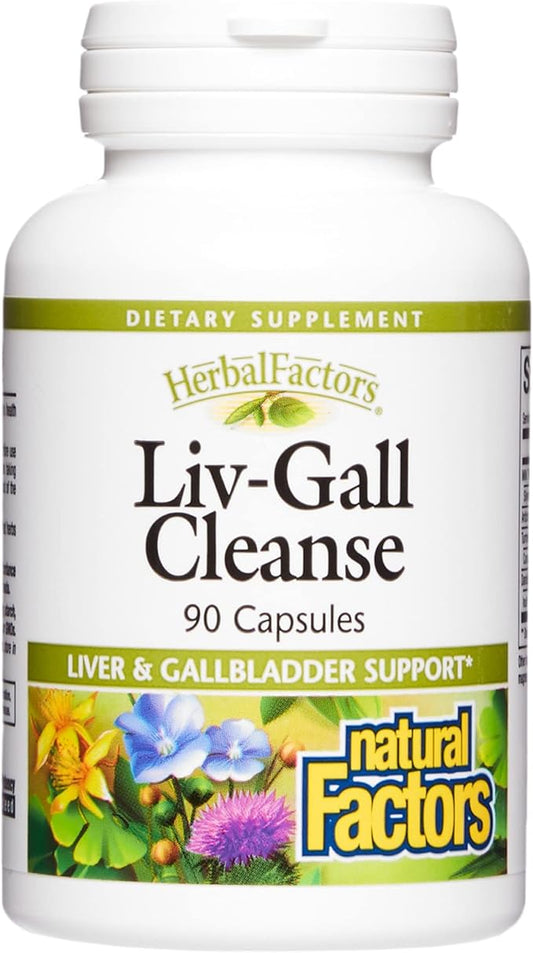 HerbalFactors by Natural Factors, Liv-Gall Cleanse, 90 capsules