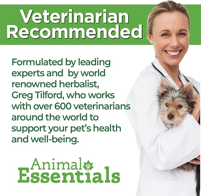 Animal Essentials Detox Blend - Liver Support for Dogs & Cats, Liver Supplement, Herbal Formula, Human Grade Herbs, Animal Wellness Tonics - 2 Fl Oz
