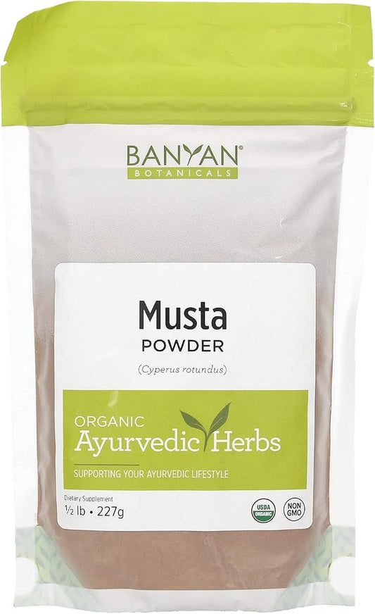Banyan Botanicals Musta Powder 1/2 Pound