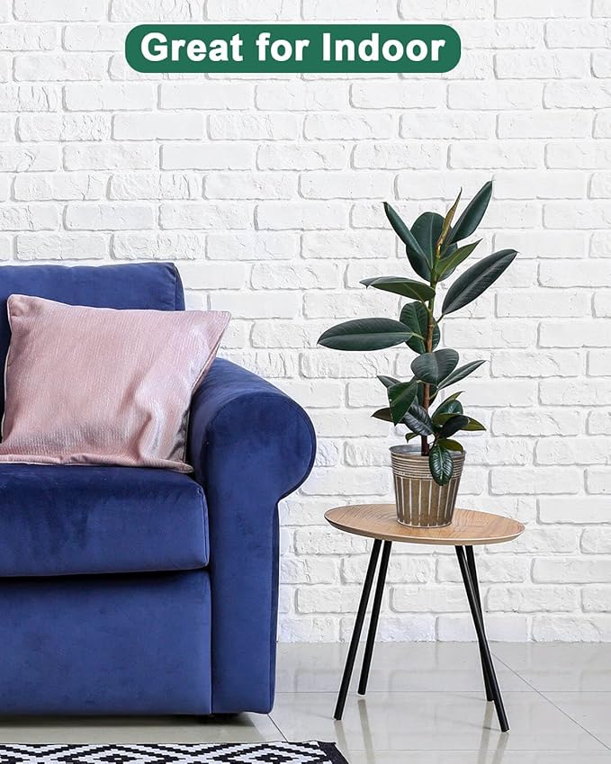 vensovo 5 Inches Brown Metal Rustic Flower Pots - 6 Pcs Small Galvanized Planters with Drainage Hole and Rubber Plug, Rustproof Tin Bucket Plant Pot Farmhouse Vintage Style for Decor