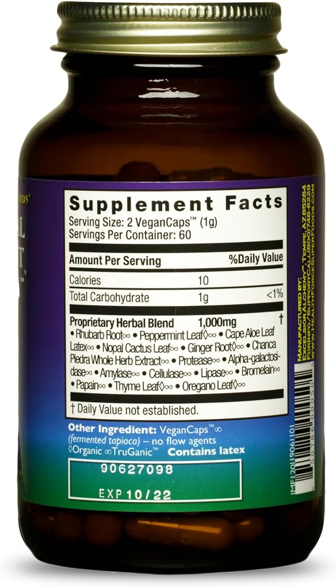 HealthForce SuperFoods Intestinal Movement Formula 120 Caps 3)
