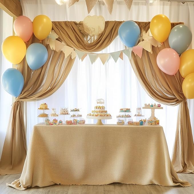 VEVOR Burlap Fabric Roll, 40” x 300 ft High Density Natural Jute Fiber Material for Outdoor Plant Care, Tree Wrap Roll, Decor, DIY Crafts, Wedding, Garden Weed Barrier, Plants & Trees Winter Covering