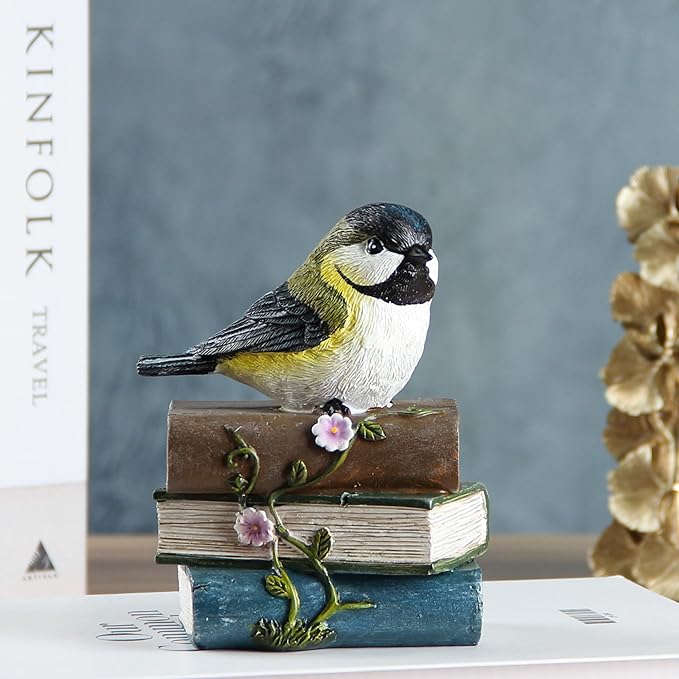 Bird Statue for Garden Decorations,Garden Sculptures & Statues,Animal Bird Figurine for Indoor Outdoor Backyard Yard Porch Patio Lawn Outside Home Shelf Decor Accent,Bird Ornament