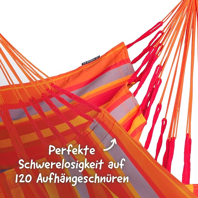 LA SIESTA® - XL King Domingo Hammock Swing Chair & CasaMount - Weather & Tear Resistant Hanging Chair - Outdoor Indoor Hammock Chair w/Suspension Kit for Walls Ceilings Square Beams - Toucan