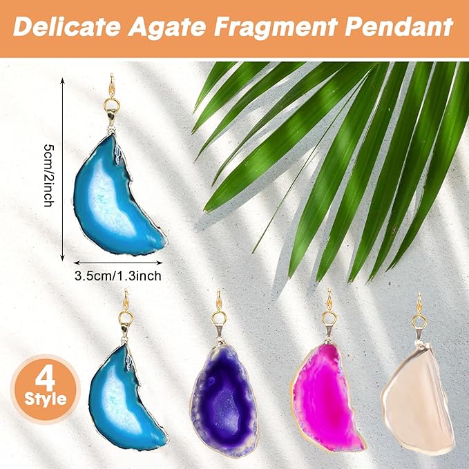 Zopeal 4 Pack Small Metal Plant Trellis Indoor 17 Inch Mini Gold Garden Trellis Potted Plant Support Stake Houseplant Trellis with Agate for Indoor Outdoor Climbing Plants Vine Flower Pot Plant Decor