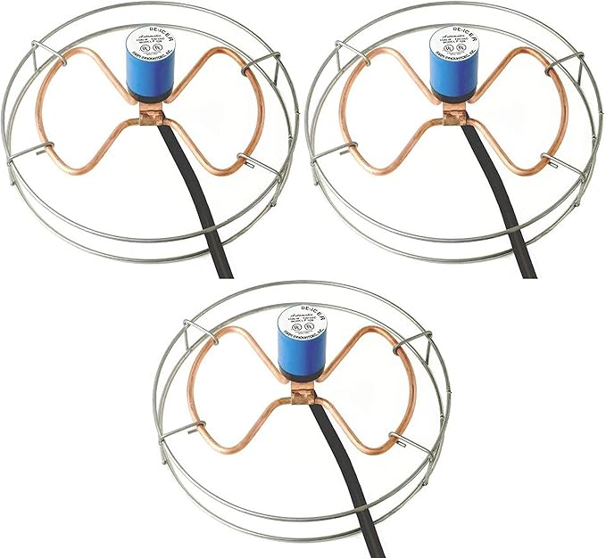 Farm Innovators H-429 1500 Watt Cast Aluminum Submergible Water Tank Deicer, Self Regulating Thermostat (3 Pack)