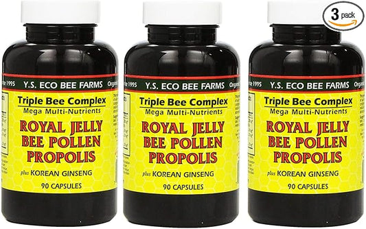 Y.S. Eco Bee Farms, (3 Pack) 90 Capsules