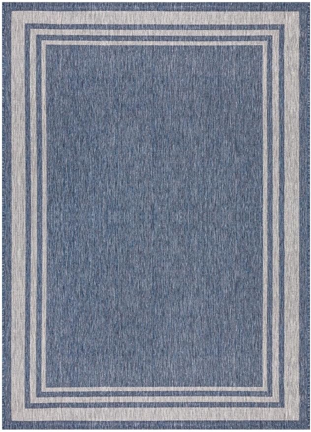Keen Home Design Terrace Outdoor Area Rug - 9x12 Washable Indoor/Outdoor Rug for Patio, Kitchen, Balcony, Beach, Garden, Deck and Porch, Size: 8'10"x12'