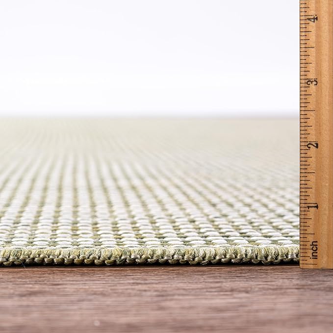 Keen Home Design Terrace Outdoor Area Rug - 10x14 Washable Indoor/Outdoor Rug for Patio, Kitchen, Balcony, Beach, Garden, Deck and Porch, Size: 10'x14'