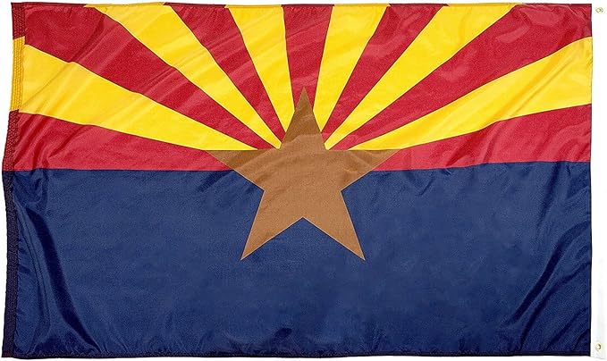 FlagSource Arizona Nylon State Flag, Made in the USA, 4x6'