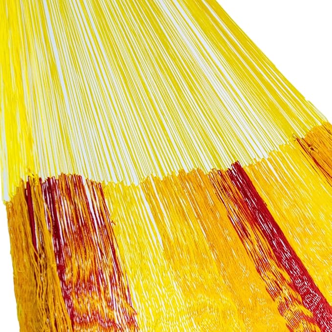 Handmade Hammocks - Hammocks Rada Handmade Yucatan Hammock - Artisan Crafted in Central America - Fits Most 12 Ft. - 13 Ft. Stands - Carries Up to 330 Lbs. - Single Size - Tequila