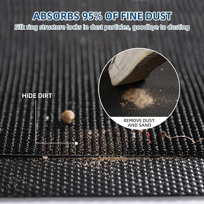 Custom Doormat Floor Mat Entryway Area Rug Welcome Carpet for Business Home Indoor/Outdoor Non Slip Washable Waterproof Durable