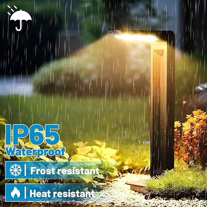 Sunvivo Solar Path Lights,2 Modes(Cold White or Warm White),Bright Solar Path Light Outdoor Waterproof,Perfect Elegant Guide Light or Deco for Yard,Garden,Lawn,Sideway,Driveway,Outdoor Event(8Pack)