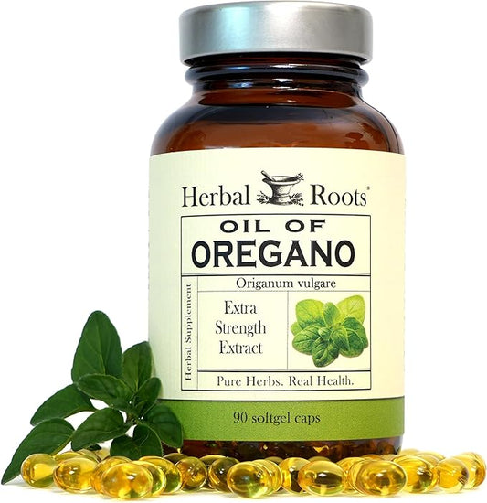 Herbal Roots Oil of Oregano 90 Easy 150mg