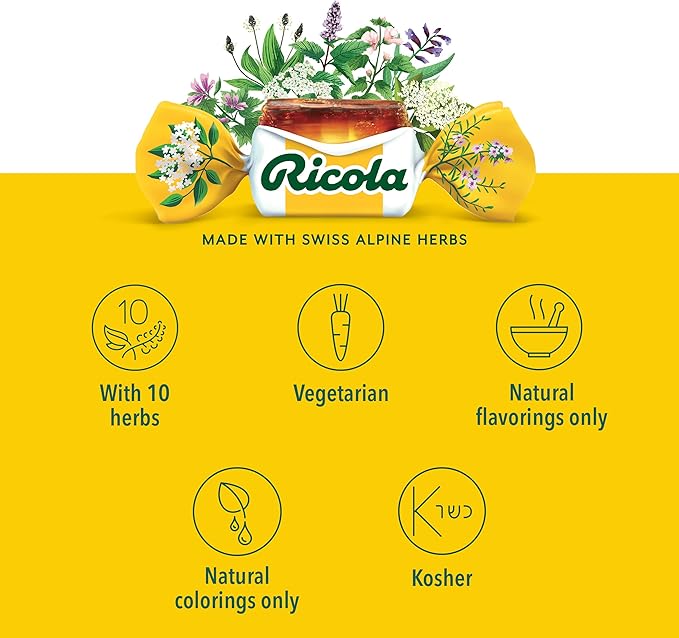 Ricola Original Herb Cough Drops, 45