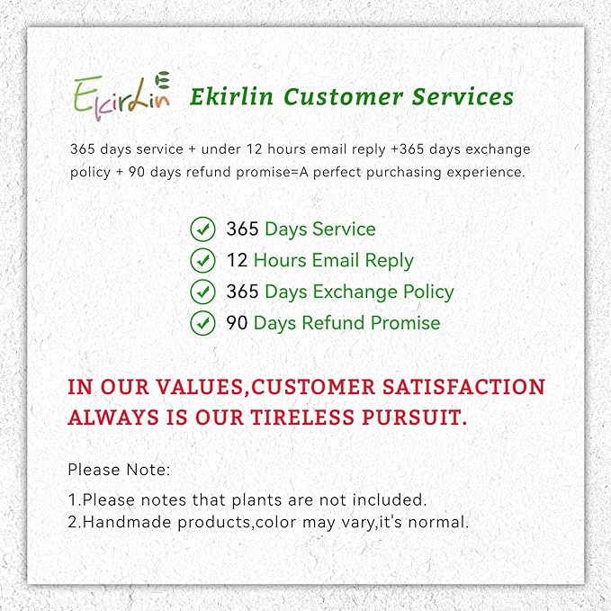 Ekirlin 7 inch Plant Pots,Ceramic Flower Planters Indoor,Modern Succulents Containers with Drain Hole Saucer,Decorate Home,Office & Outdoor (White)