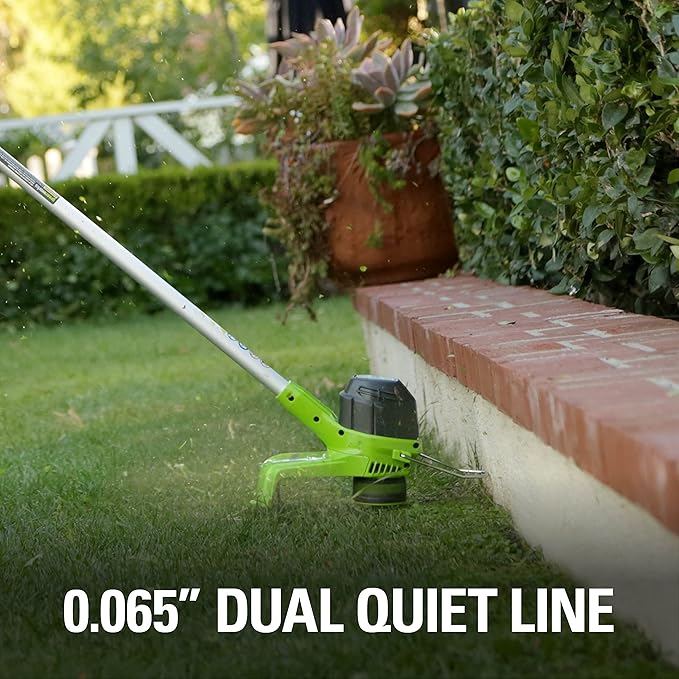 Greenworks 40V 12" Cordless String Trimmer, 2.0Ah Battery and Charger Included