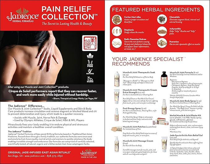 Muscle & Joint Pain Relief Herbal 16oz - 100% All-Natural