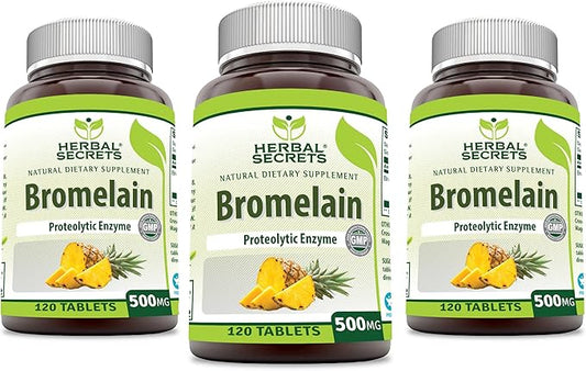 Herbal Secrets Bromelain 500 Mg 120 3 |