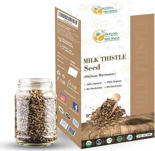 Milk Thistle Herb Seeds Semilla De 1/2 lb 8 oz