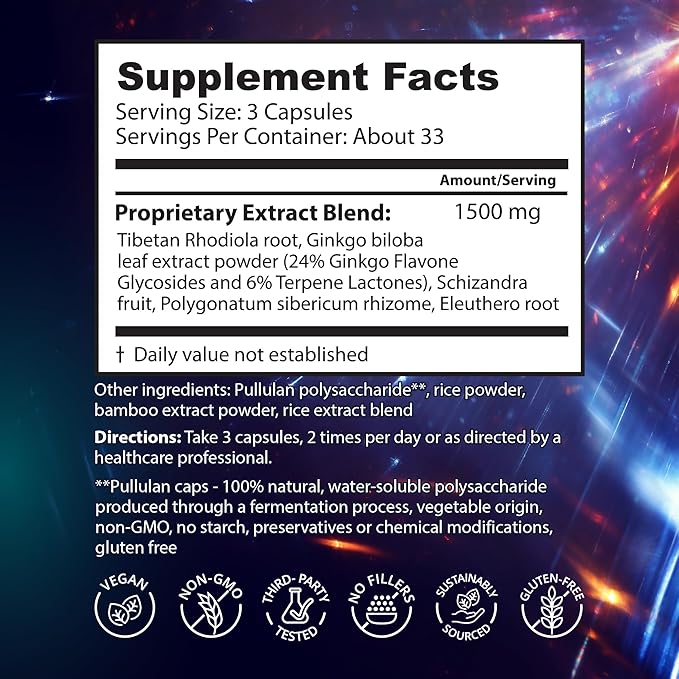 Dragon Herbs Diamond Mind 500 mg 100 Capsules