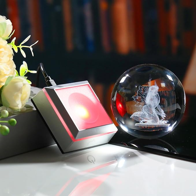 Qianwei 3D Crystal Fairy Decor - Guardian Angel Statue, Sympathy & Birthday Gifts, Christian Keepsake & Paperweight