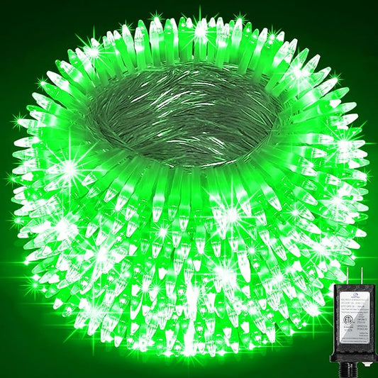 1500 LED Chrstmas String Lights, 492FT Super Long Christmas Lights with 8 Modes, Christmas Tree Lights with Timer Memory for Indoor Outdoor Tree Fence Garden Xmas Wedding Party Decor Green