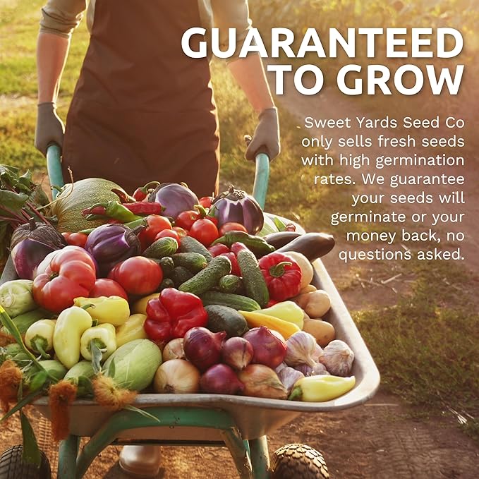 Organic Seeds Gardener Variety Pack - 30 Individual Packs - 2025 Season - Arugula, Basil, Winter Squash, Nantes Carrots and More! for Indoor & Outdoor Planting (Non-GMO, Certified Organic)