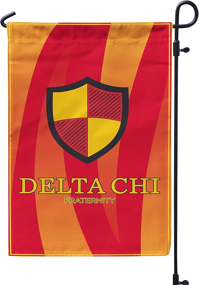 Delta Chi Licensed Flag Garden Flag Banner Yard Decor Outdoor Decoration (Delta Chi #2)
