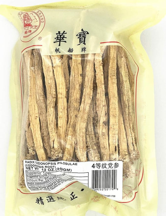 Natural Dried Herbal Codonopsis Root 12 OZ