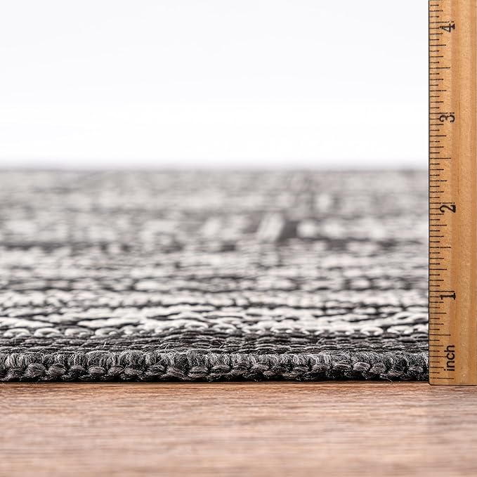 Keen Home Design Terrace Outdoor Area Rug - 12x15 Washable Indoor/Outdoor Rug for Patio, Kitchen, Balcony, Beach, Garden, Deck and Porch, Size: 12'x15'