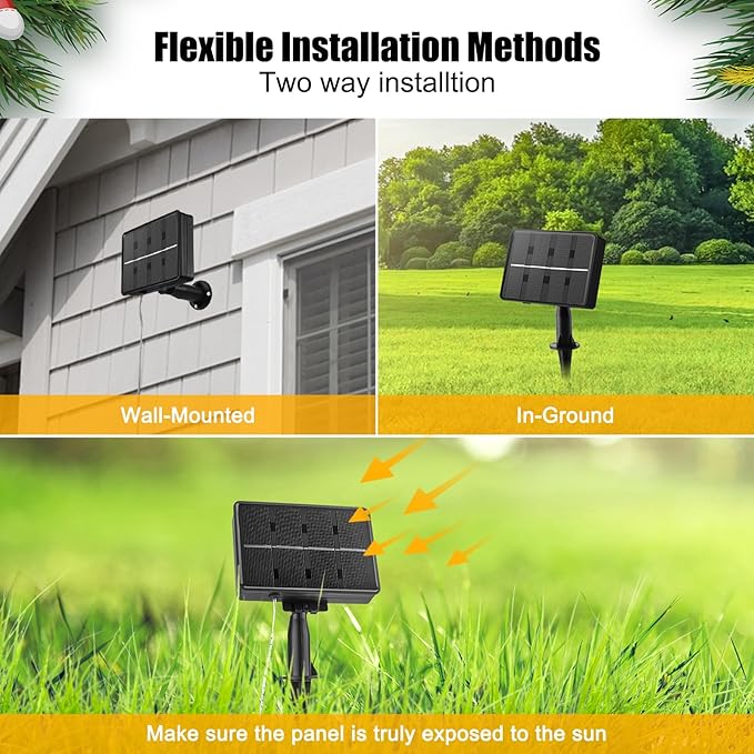 Purple Solar Meteor Shower Lights, 116 Inches 20 Tube 720 LED With 16 Tubes, Icicle Fairy String for Christmas Decorations Tree Party Yard