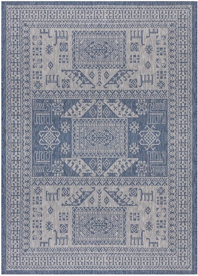 Keen Home Design Terrace Outdoor Area Rug - 9x12 Washable Indoor/Outdoor Rug for Patio, Kitchen, Balcony, Beach, Garden, Deck and Porch, Size: 8'10"x12'