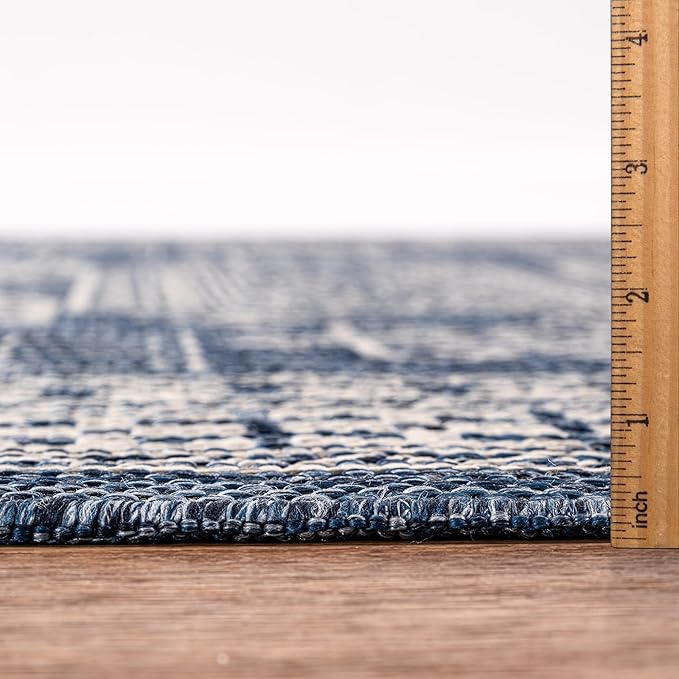 Keen Home Design Terrace Outdoor Runner Rug - 2x12 Washable Indoor/Outdoor Rug for Patio, Kitchen, Balcony, Beach, Garden, Deck and Porch, Size: 2'2"x11'10"