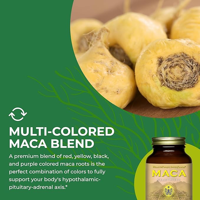 Healthforce Superfood Gelatinized Maca 120 VeganCaps