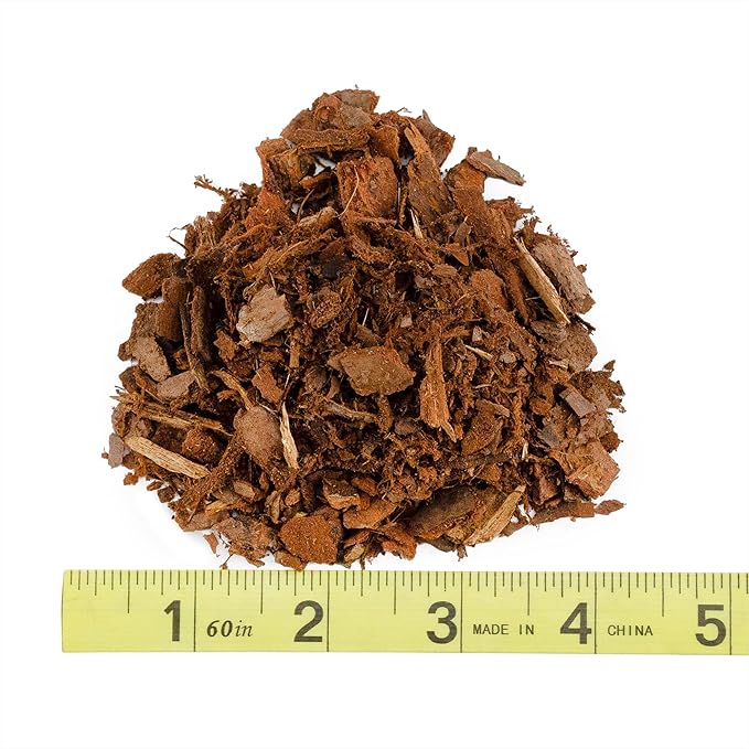 100% Natural Pine Bark Mulch Nuggets (12 Quarts), Small Mulch Chips for Indoor/Outdoor Container Gardening, Ideal for Soil Supplement, Houseplant Mulch, and Terrariums