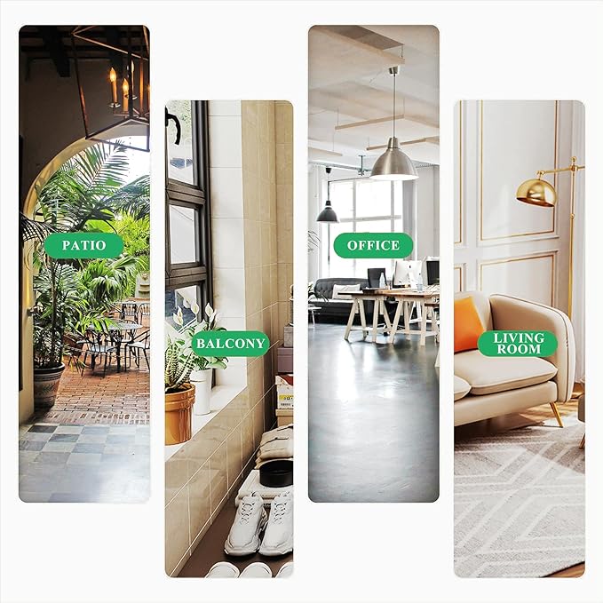 Plant Stand Indoor 7-Tier Metal Wood Plant Shelf for Multiple Flower Pots Corner Tall Flower Holders for Living Room Balcony Bedroom, Black