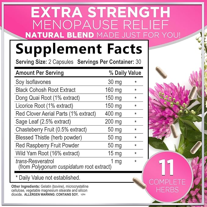 Hello Lovely! Menopause Relief for Women 60 Capsules