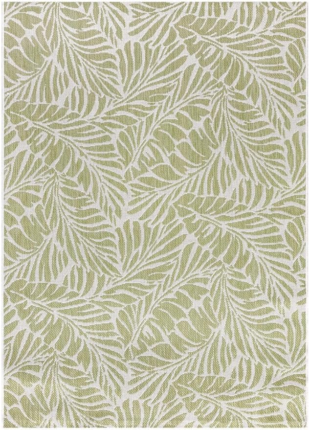 Keen Home Design Terrace Outdoor Area Rug - 5x8 Washable Indoor/Outdoor Rug for Patio, Kitchen, Balcony, Beach, Garden, Deck and Porch, Size: 5'3"x7'7"