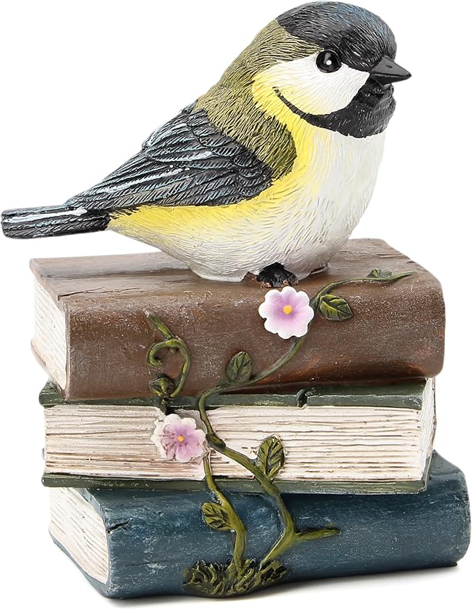 Bird Statue for Garden Decorations,Garden Sculptures & Statues,Animal Bird Figurine for Indoor Outdoor Backyard Yard Porch Patio Lawn Outside Home Shelf Decor Accent,Bird Ornament